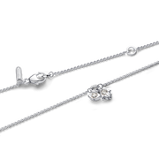 Pandora Talisman Sterling Silver Lab-Grown Diamond Evil Eye & Hamsa Hand Dangle Pendant Necklace