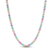 Rainbow Tennis Necklace