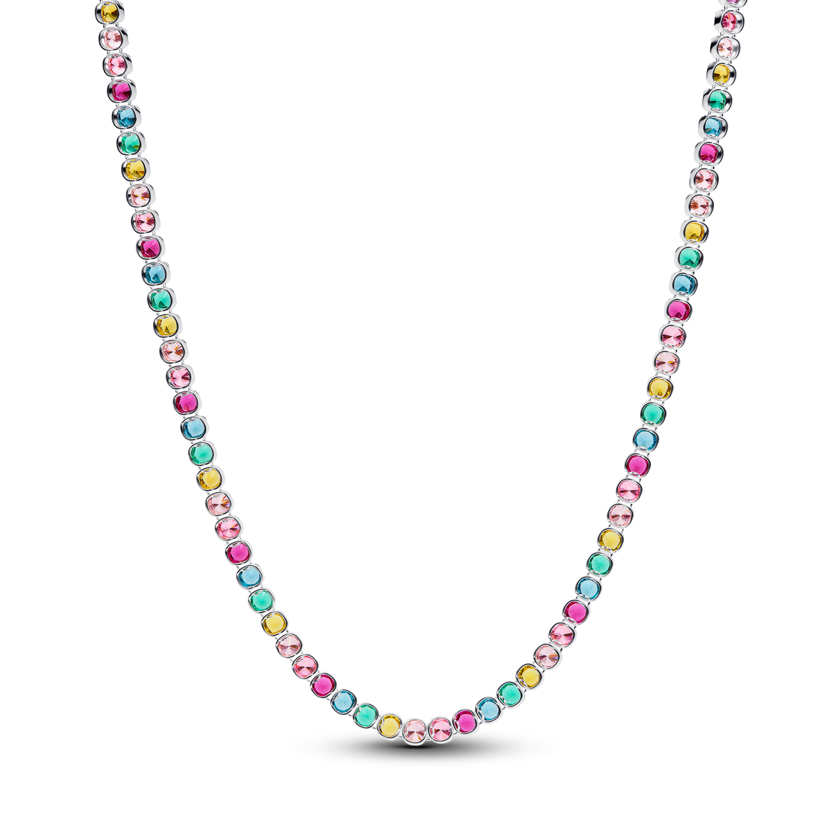 Rainbow Tennis Necklace