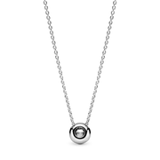 Round Sparkle Halo Necklace