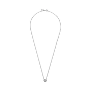 Round Sparkle Halo Necklace