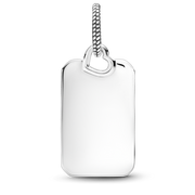 Engravable Rectangle Tag Pendant