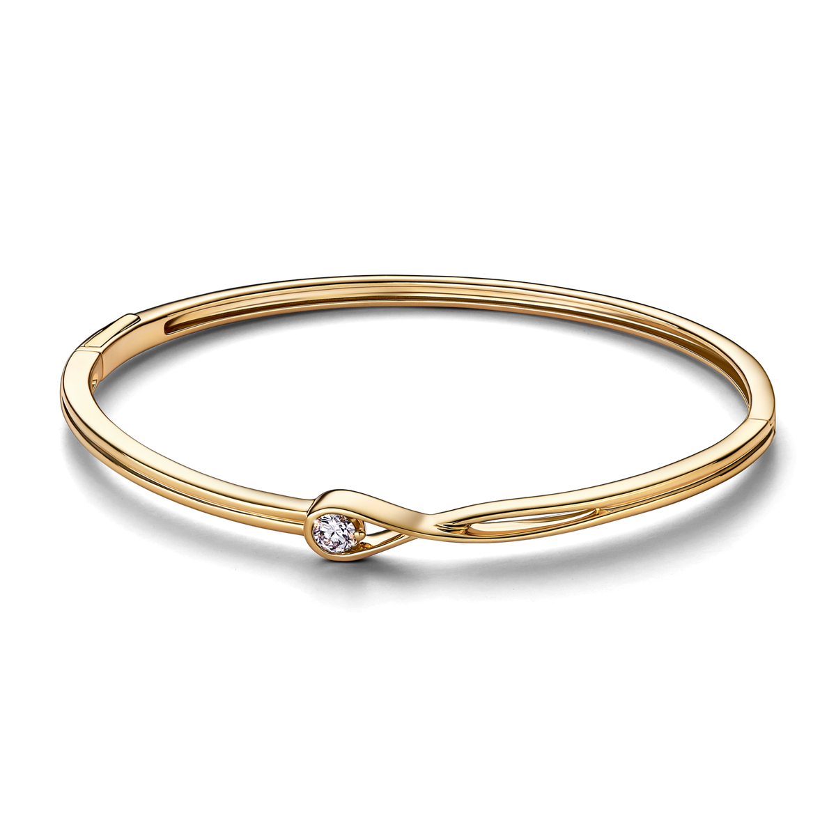 Pandora Infinite Lab-grown Diamond Bracelet and Ring Set 0.50 carat tw 14k Gold