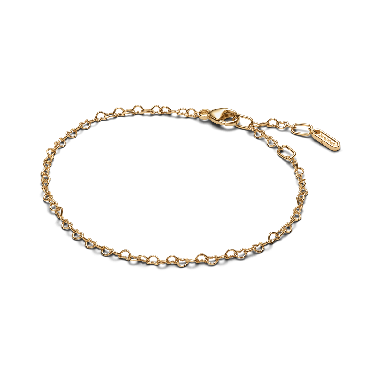 Pandora Era Linked Hearts Chain Bracelet