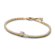 Sparkling Heart Tennis Bracelet