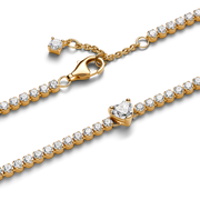 Sparkling Heart Tennis Bracelet