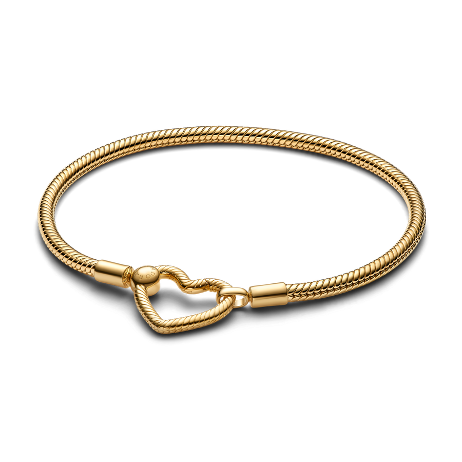 Heart Closure Snake Chain Bracelet