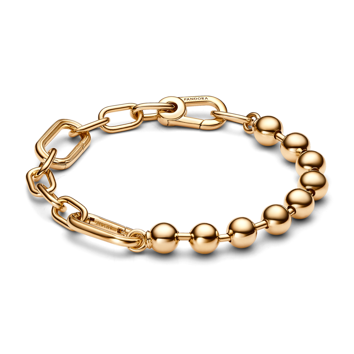 Pandora ME Metal Bead & Link Chain Bracelet