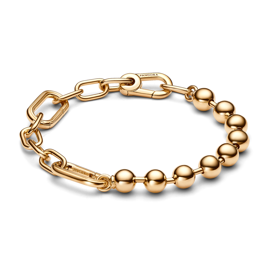 Pandora ME Metal Bead & Link Chain Bracelet