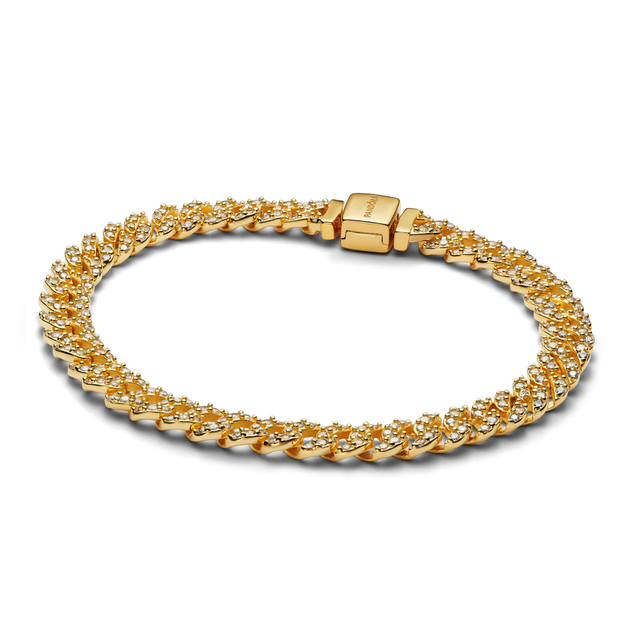 Pavé Cuban Chain Bracelet