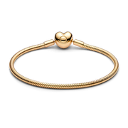 Heart Clasp Snake Chain Bracelet