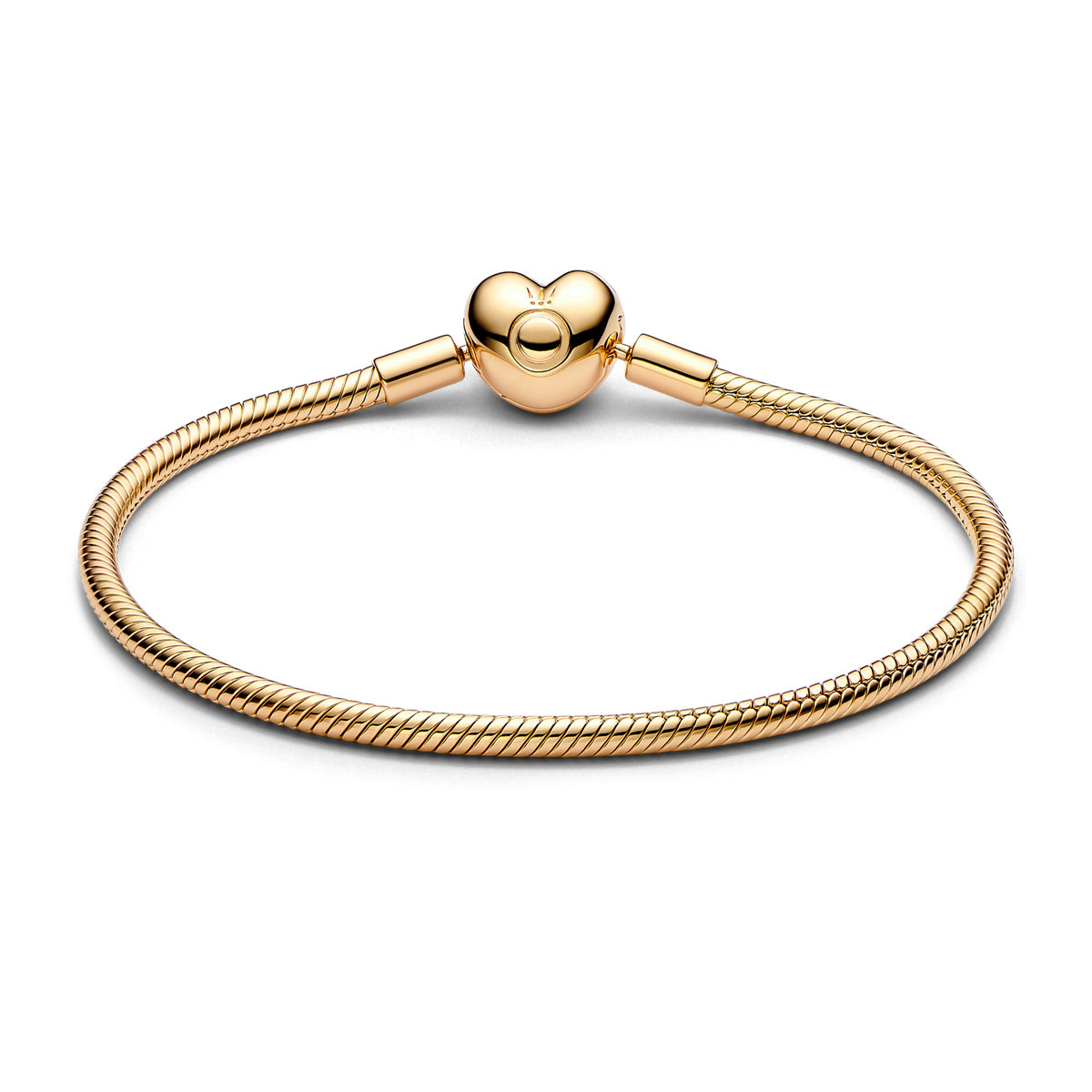 Heart Clasp Snake Chain Bracelet