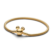 Disney Mickey Mouse Clasp Moments Snake Chain Bracelet