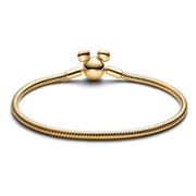 Disney Mickey Mouse Clasp Moments Snake Chain Bracelet
