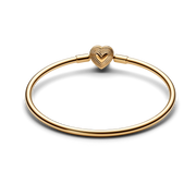 FINAL SALE - Radiating Heart Clasp Bangle