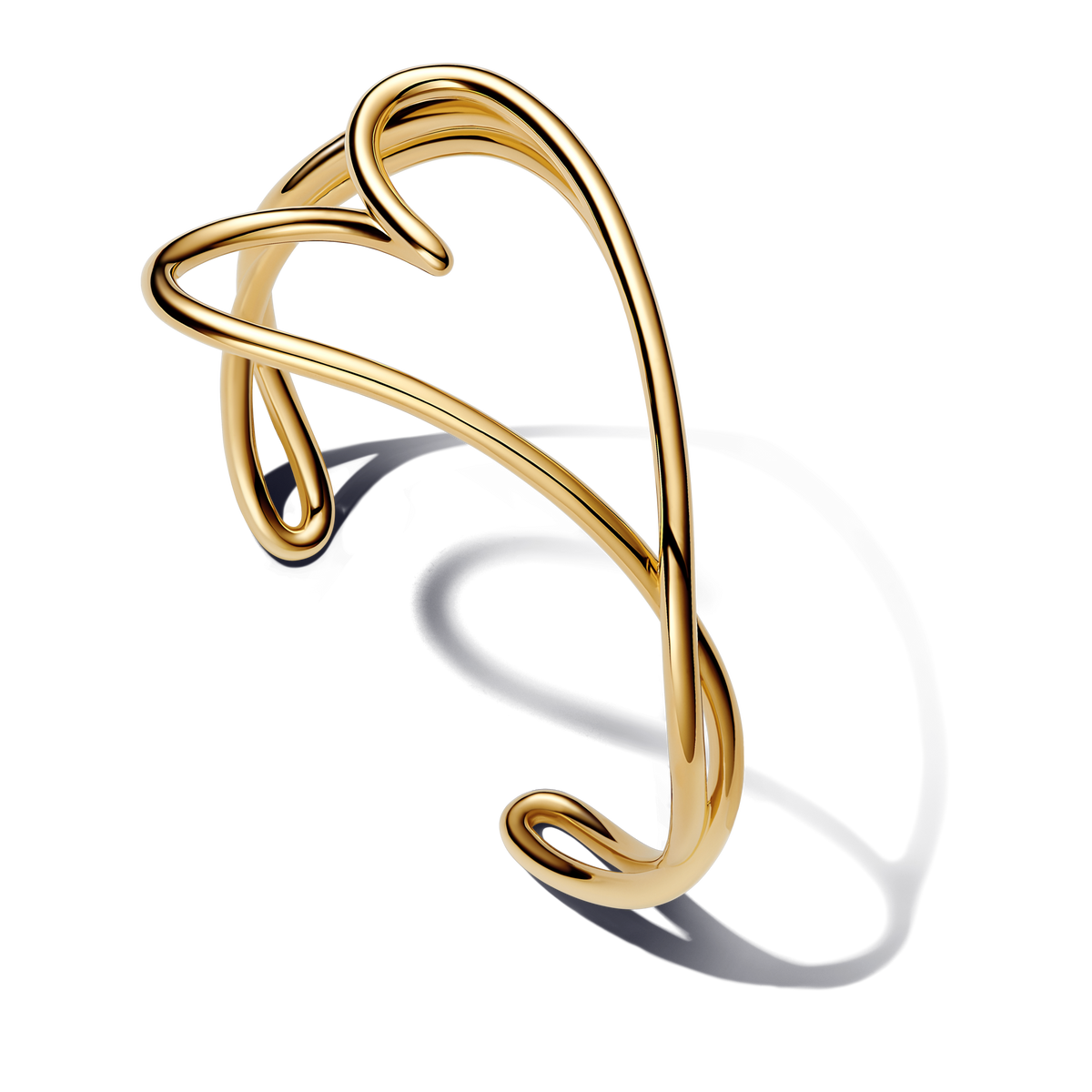 Organically Shaped Heart Bangle