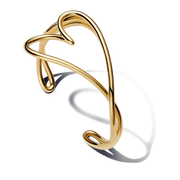 Organically Shaped Heart Bangle