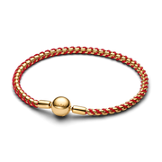 Red Cord Snake Chain Bracelet