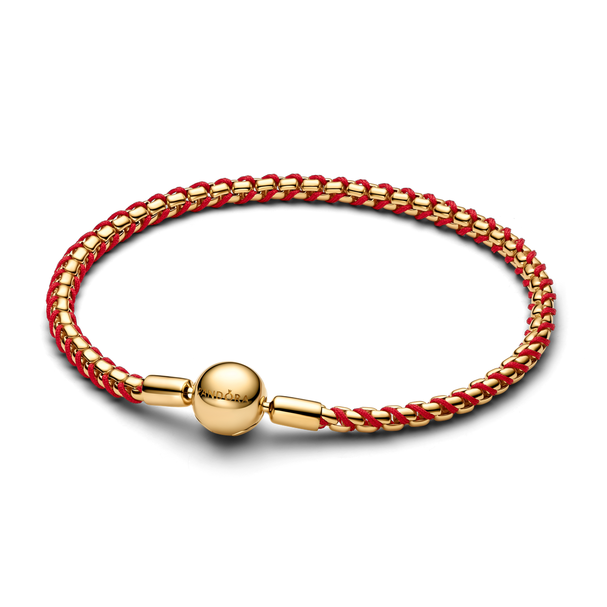 Red Cord Snake Chain Bracelet