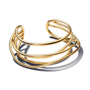 FINAL SALE - Organically Shaped Wired Open Bangle