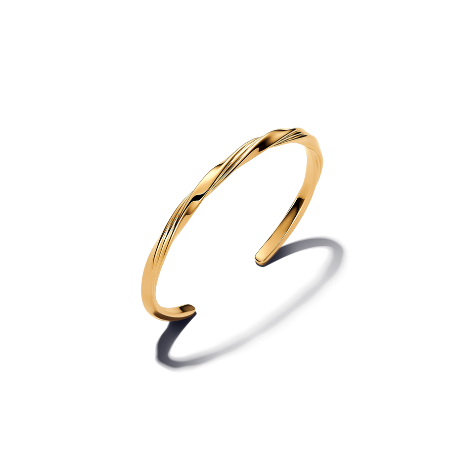 Twisted Open Bangle