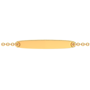 Engravable Bar Chain Bracelet