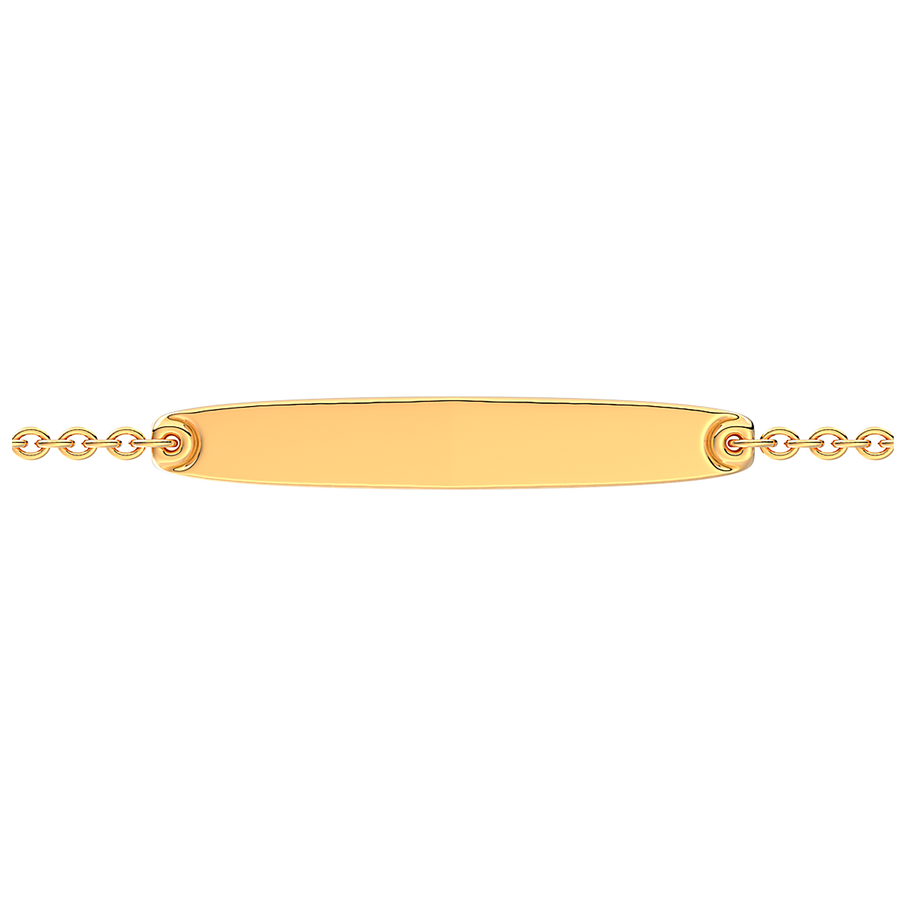 Engravable Bar Chain Bracelet