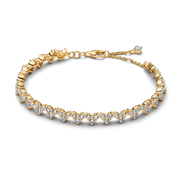 Triple Stone Heart Bracelet