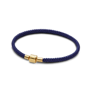 Shimmering Blue Cord Bracelet