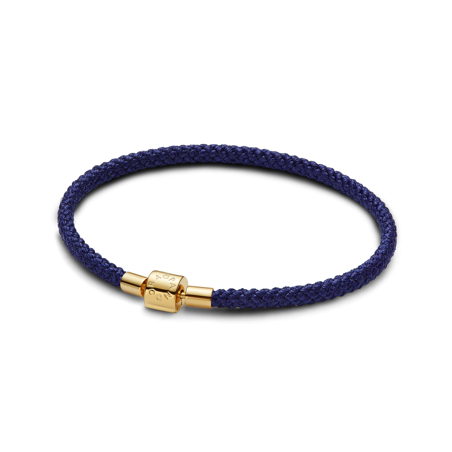 Shimmering Blue Cord Bracelet