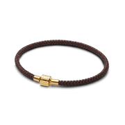 Simmering Brown Cord Bracelet