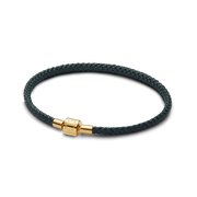 Shimmering Green Cord Bracelet