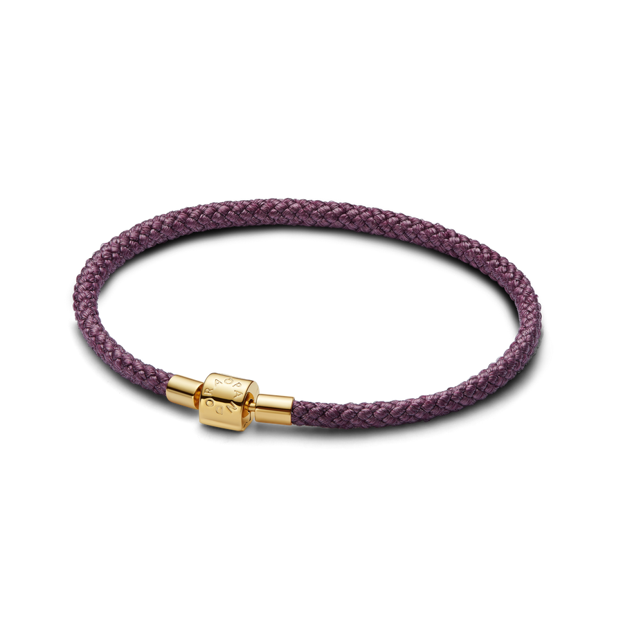 Shimmering Purple Cord Bracelet