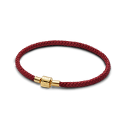 Shimmering Red Cord Bracelet