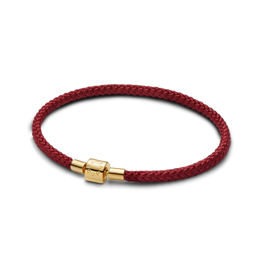 Shimmering Red Cord Bracelet