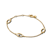 Organically Shaped Oval & Treated Freshwater Cultured Pearl Bracelet
