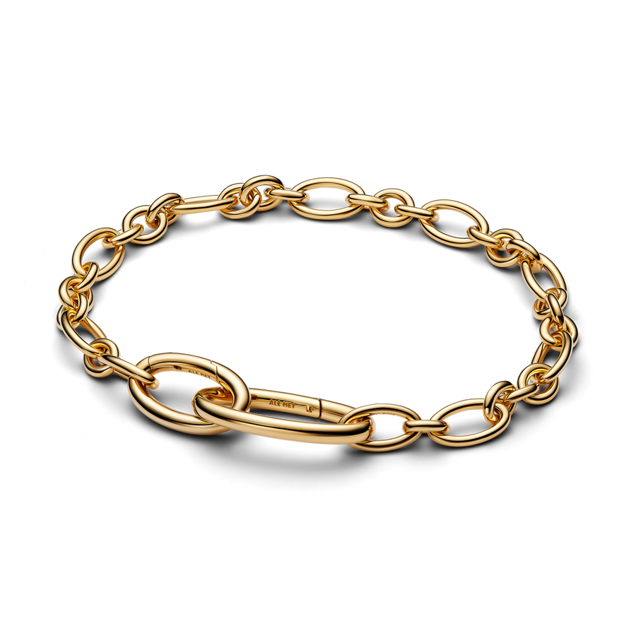 Openable Oval Link Chain Bracelet