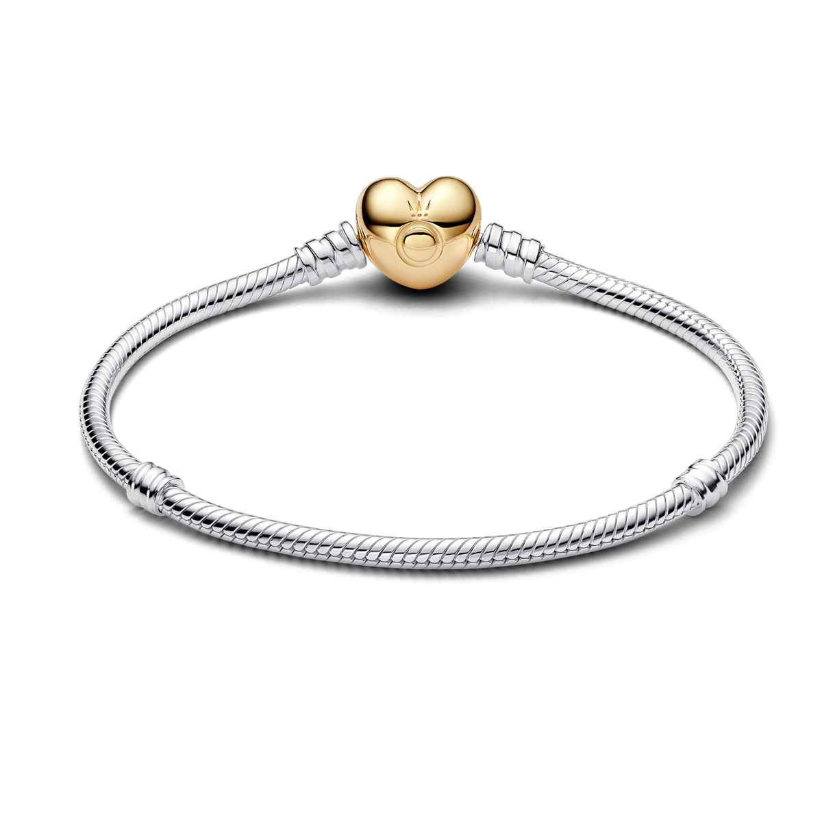 Heart Clasp Snake Chain Bracelet