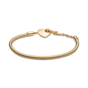 Pandora Moments Heart T-Bar Snake Chain Bracelet