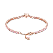 Sparkling Heart Tennis Bracelet