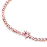 Sparkling Heart Tennis Bracelet