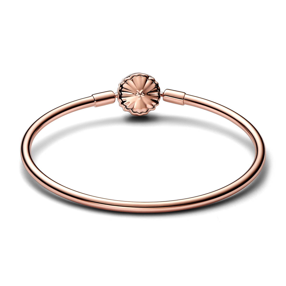 FINAL SALE - Pandora Moments Sparkling Snowflake Clasp Bangle
