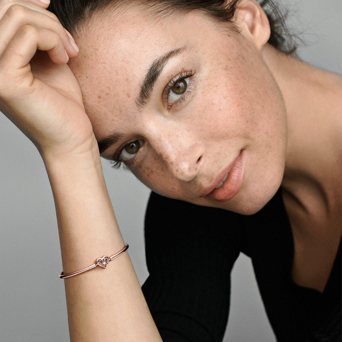FINAL SALE - Pandora Moments Heart & Butterfly Bangle