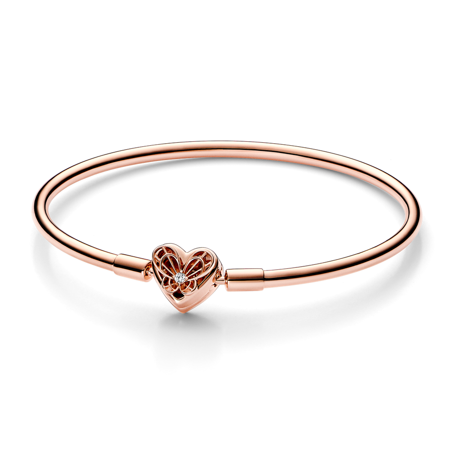 FINAL SALE - Pandora Moments Heart & Butterfly Bangle