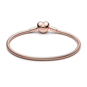 Pandora Moments Heart Clasp Snake Chain Bracelet