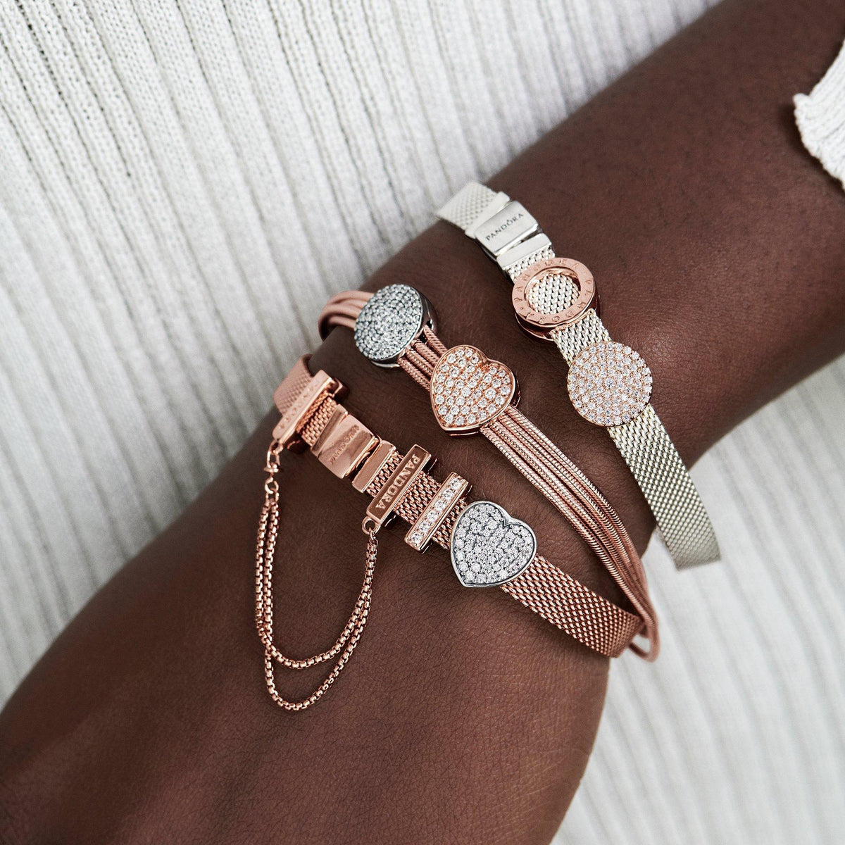 FINAL SALE - Pandora Reflexions™ Multi Snake Chain Bracelet