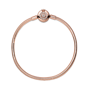 Pandora Moments Sparkling Crown O Snake Chain Bracelet