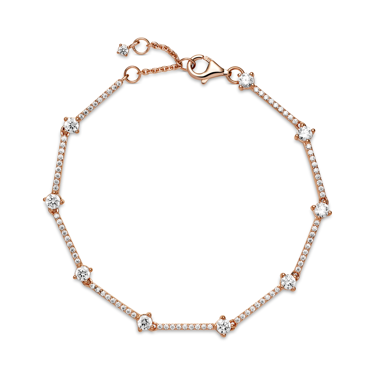 Sparkling Pavé Bars Bracelet