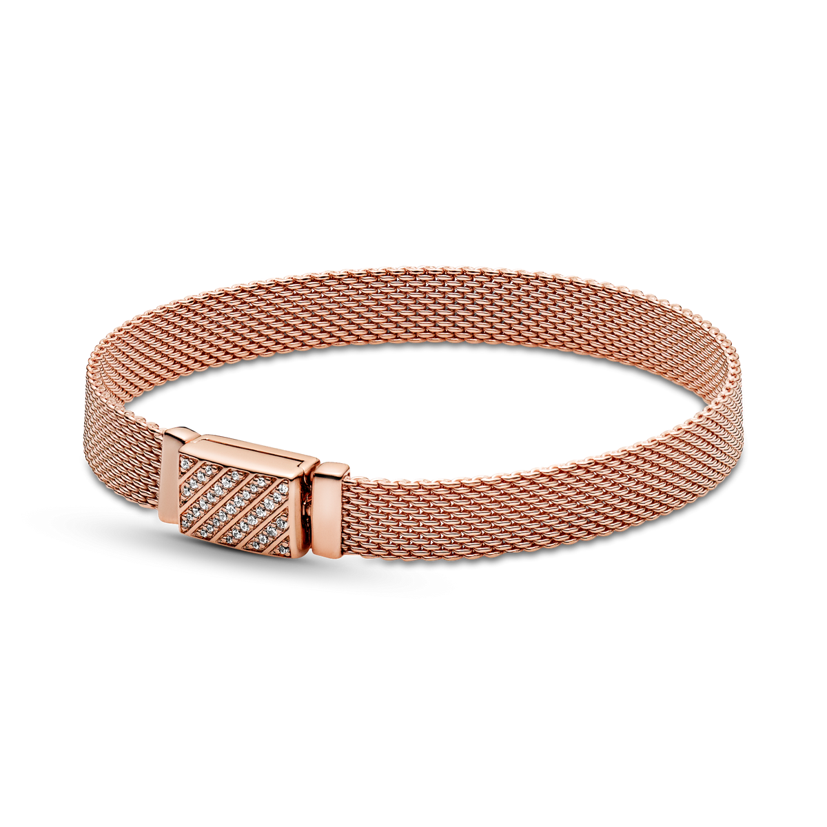 FINAL SALE - Pandora Reflexions Long Clasp Pavé Bracelet