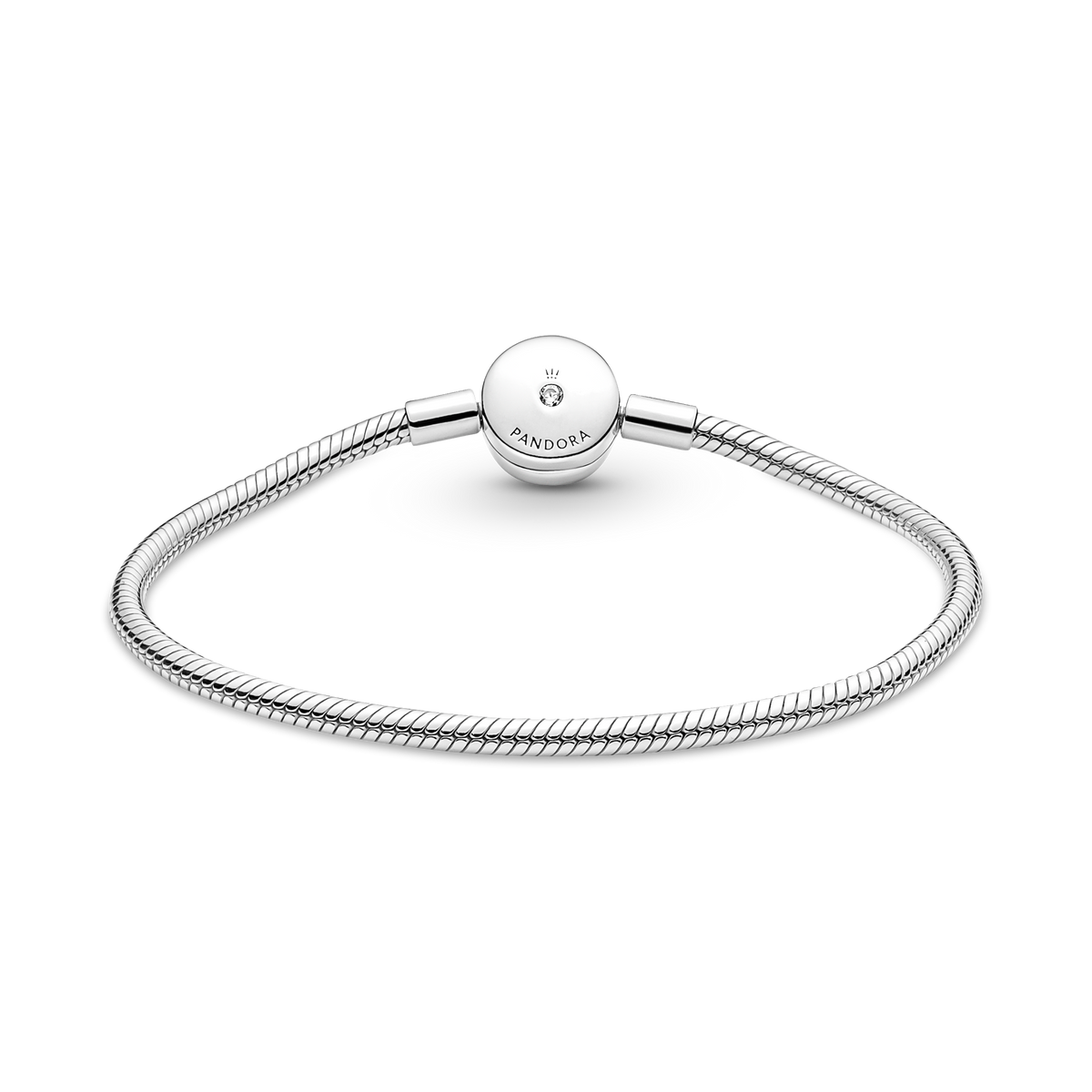 Pandora Moments Halo Snake Chain Bracelet
